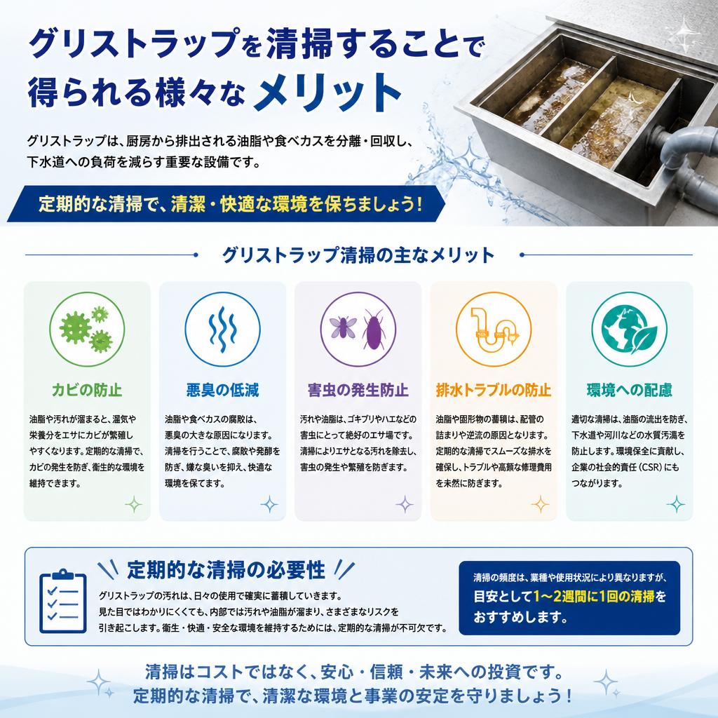 徹底清掃のメリット